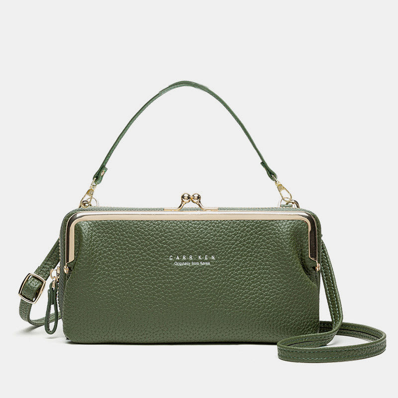 Trendy Crossbody Mobiele Tas – Ruim, Stijlvol en Veilig Sluitmechanisme