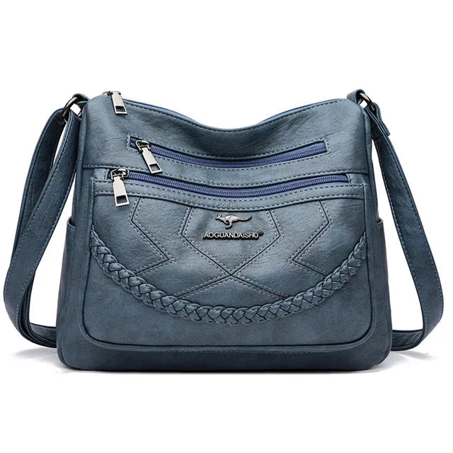 Moderne Crossbody Tas met Veel Vakken