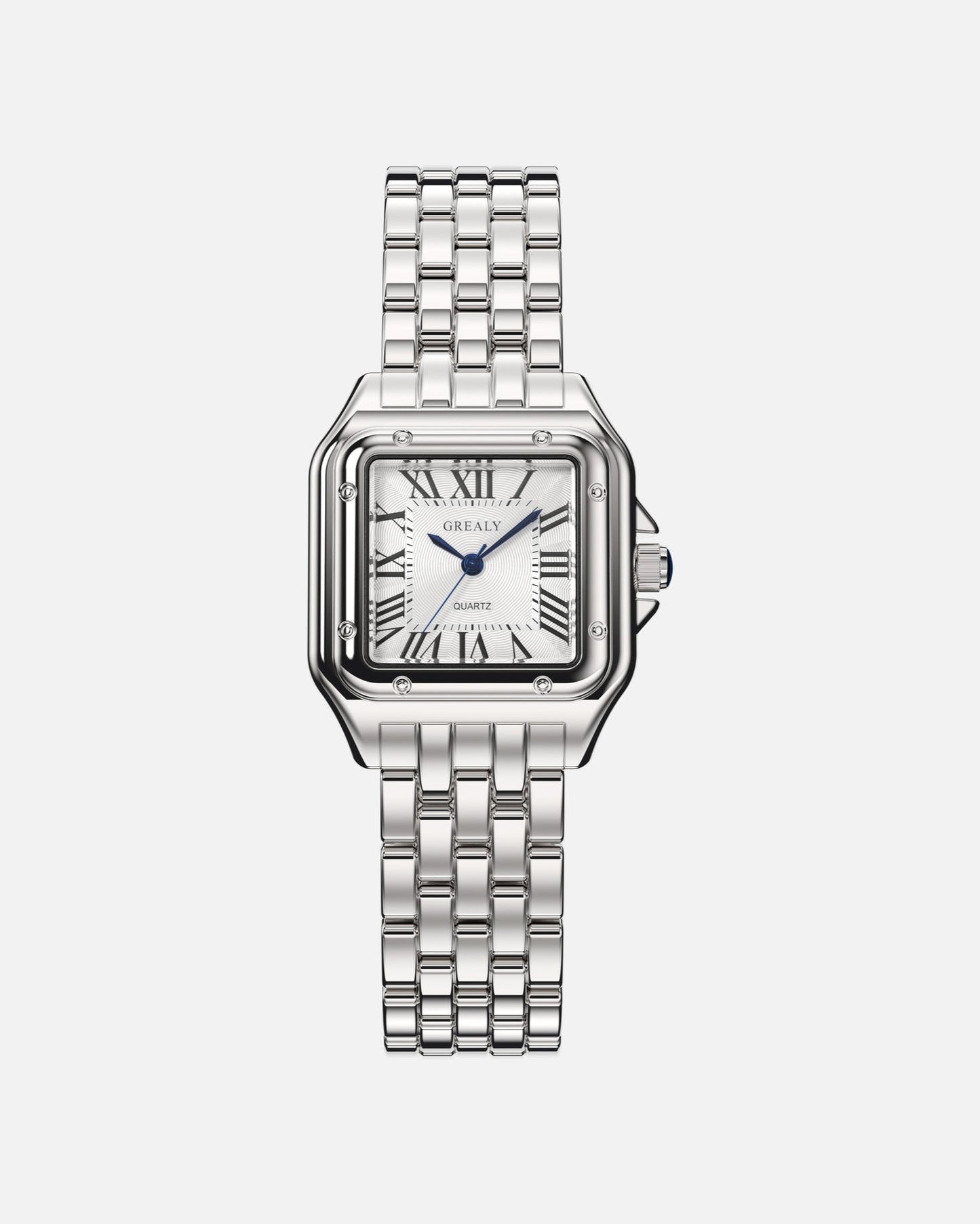 Grealy RVS Horloge – Goudkleurig Vintage Quartz Horloge