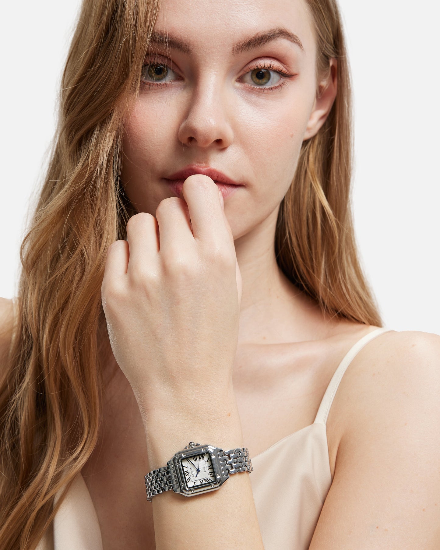 Grealy RVS Horloge – Goudkleurig Vintage Quartz Horloge