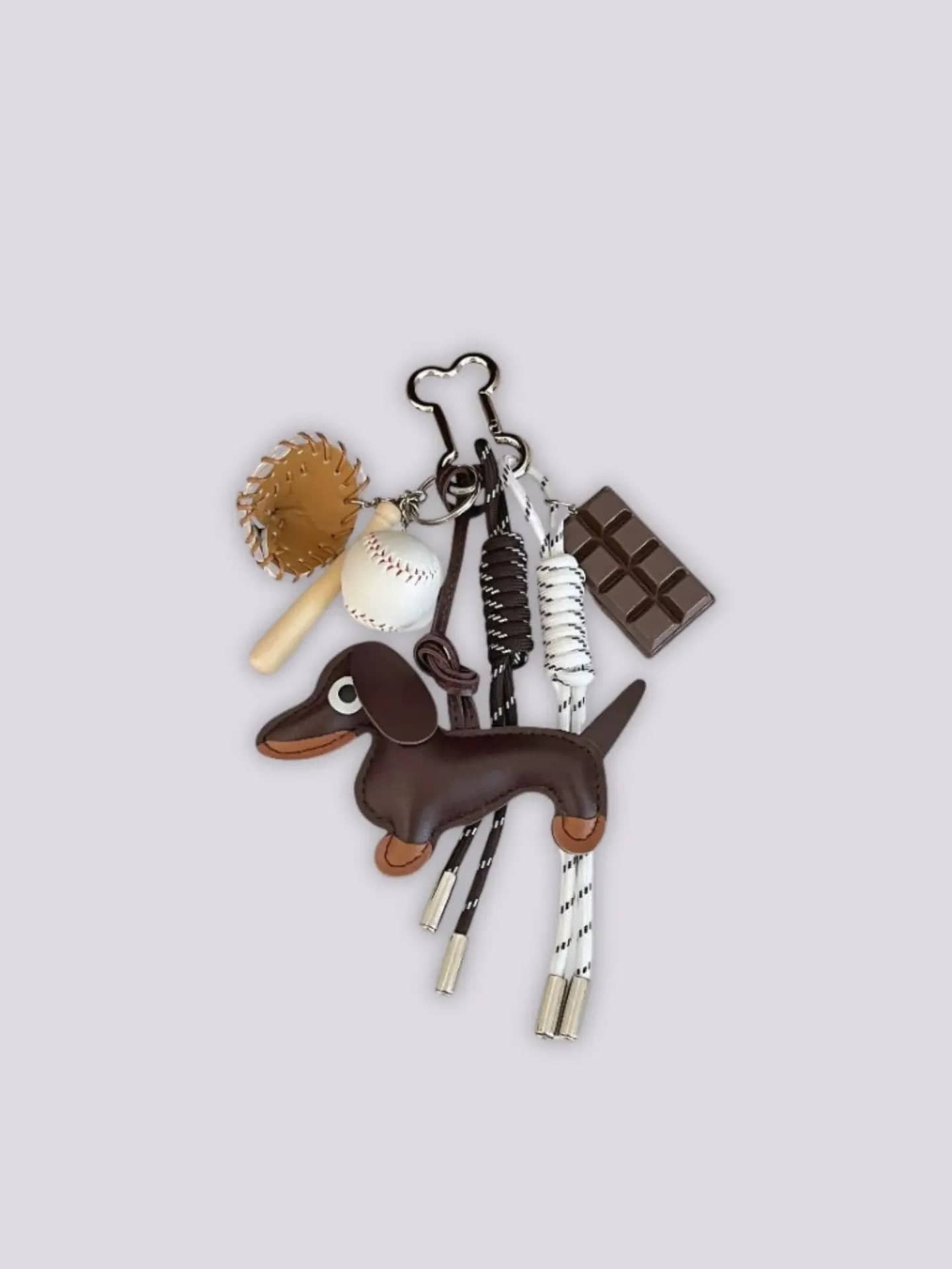 Dachshund Bag Charm – Speelse Tasbedel Dames