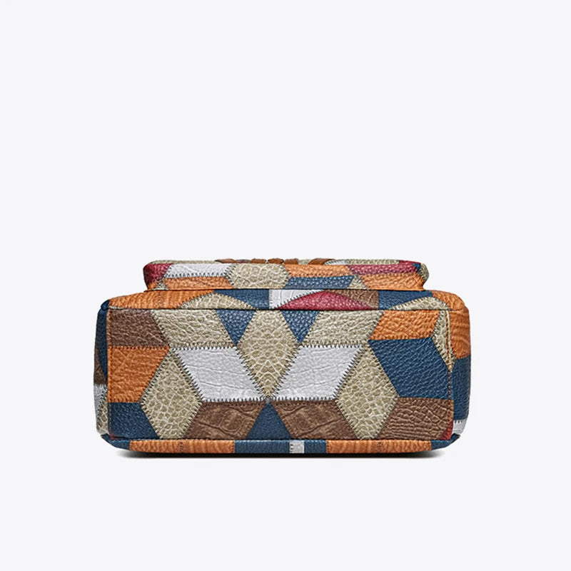 Patchwork Elegantie – Unieke Tas met Artistieke Uitstraling