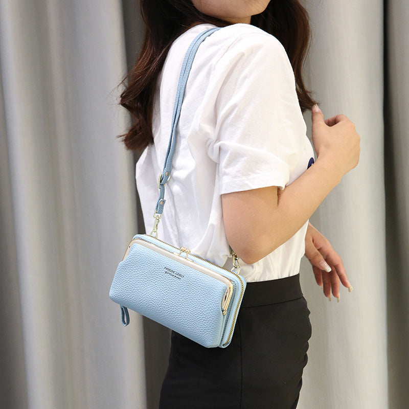 Trendy Crossbody Mobiele Tas – Ruim, Stijlvol en Veilig Sluitmechanisme