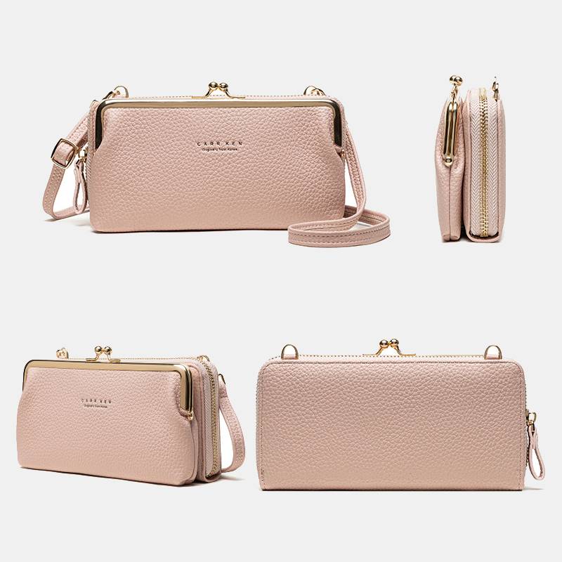 Trendy Crossbody Mobiele Tas – Ruim, Stijlvol en Veilig Sluitmechanisme