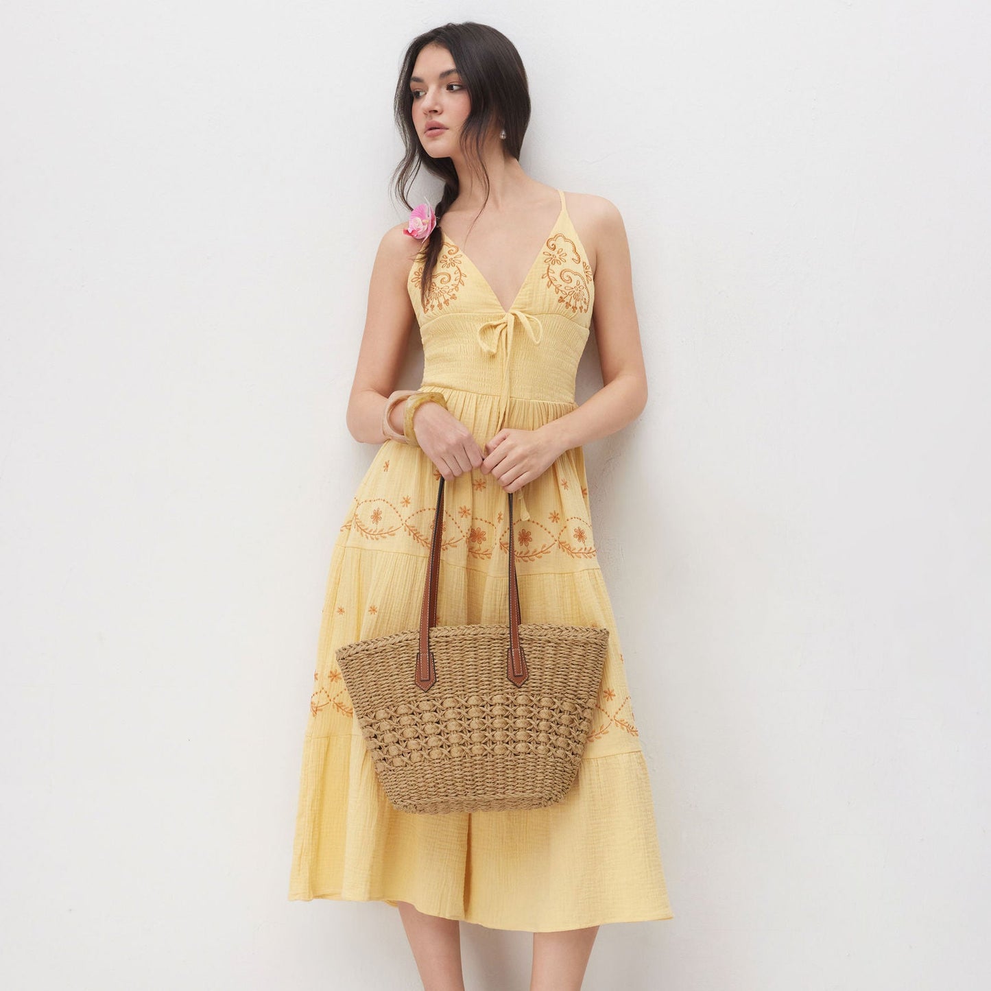 Dames Strandtas | Geweven Design | Lichtgewicht & Ruim