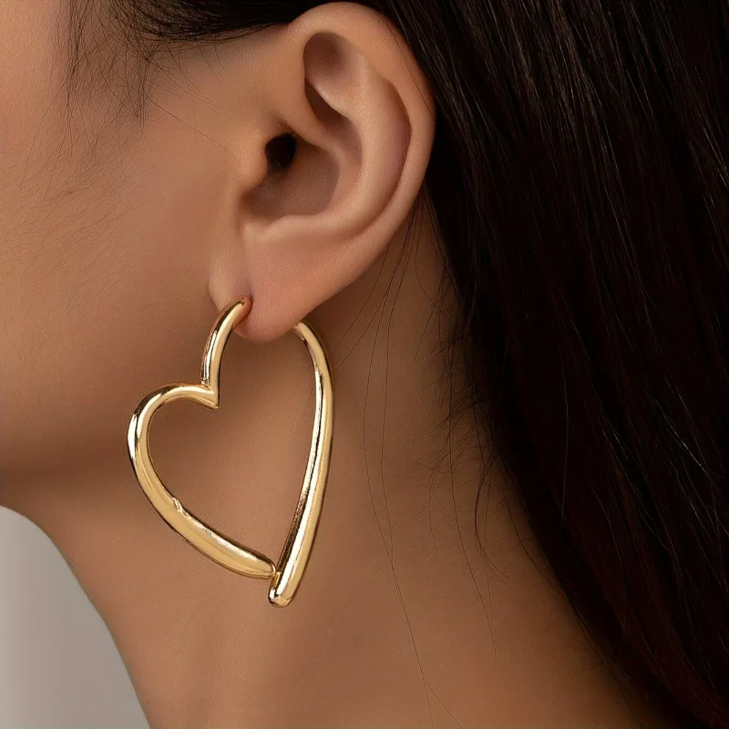 Hart Oorbellen Dames | Statement Hoops | Luxe Design