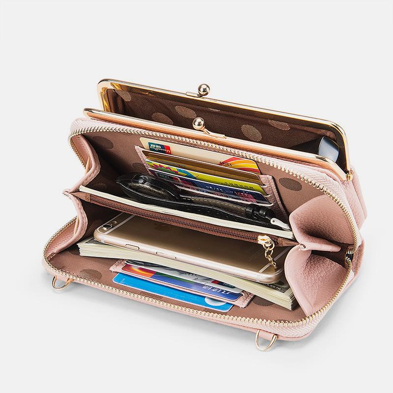 Trendy Crossbody Mobiele Tas – Ruim, Stijlvol en Veilig Sluitmechanisme