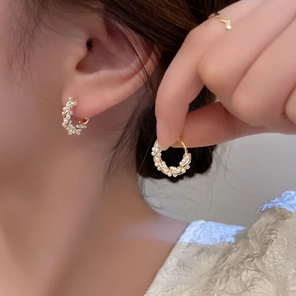 Twisted Pearl Oorbellen | Luxe & Stijlvol Design
