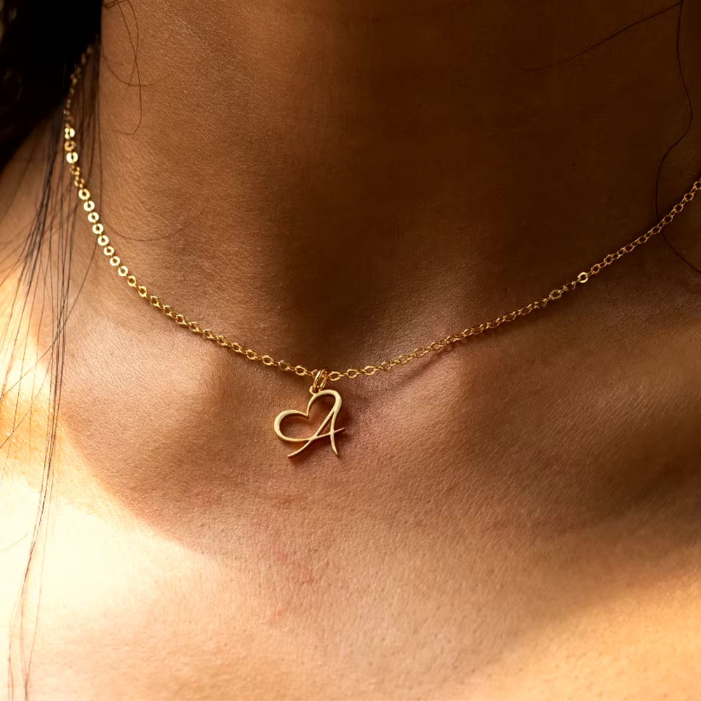 Ketting | Letter Ketting | Hart Design | Minimalistisch