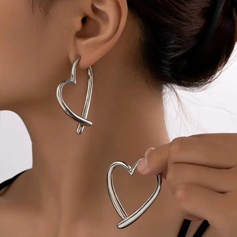Hart Oorbellen Dames | Statement Hoops | Luxe Design