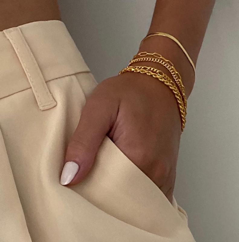Armbanden Set | 5 Stuks | Goud | Verstelbaar | Stijlvol