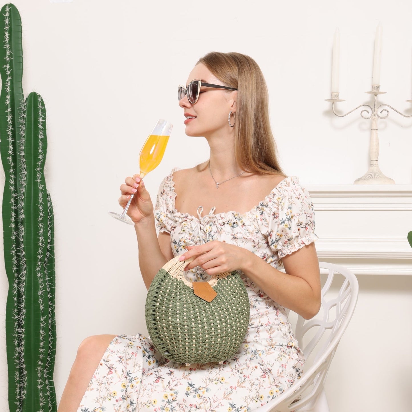 Handgeweven Schelptas – Luxe Strandtas Voor Dames