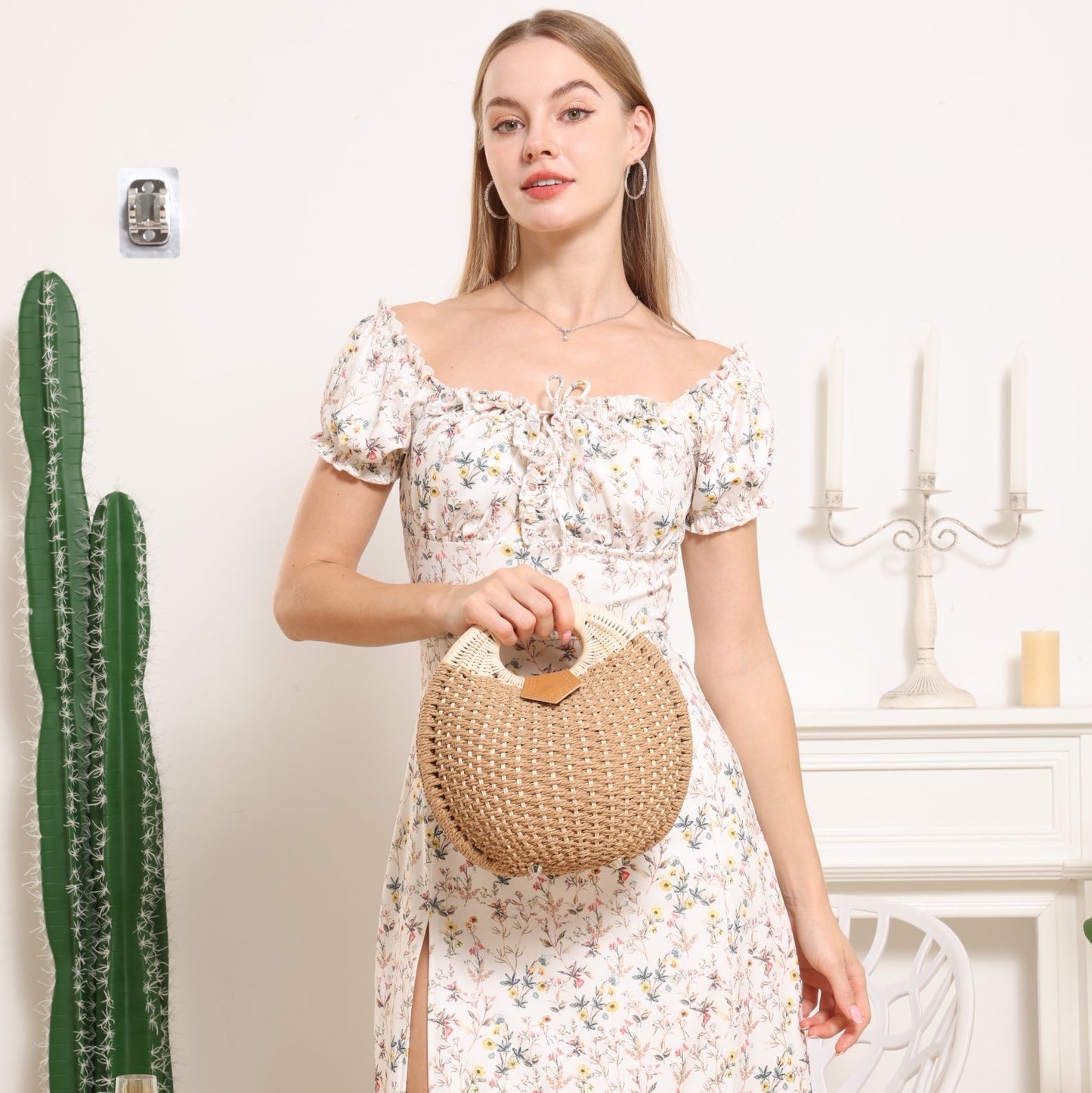 Handgeweven Schelptas – Luxe Strandtas Voor Dames