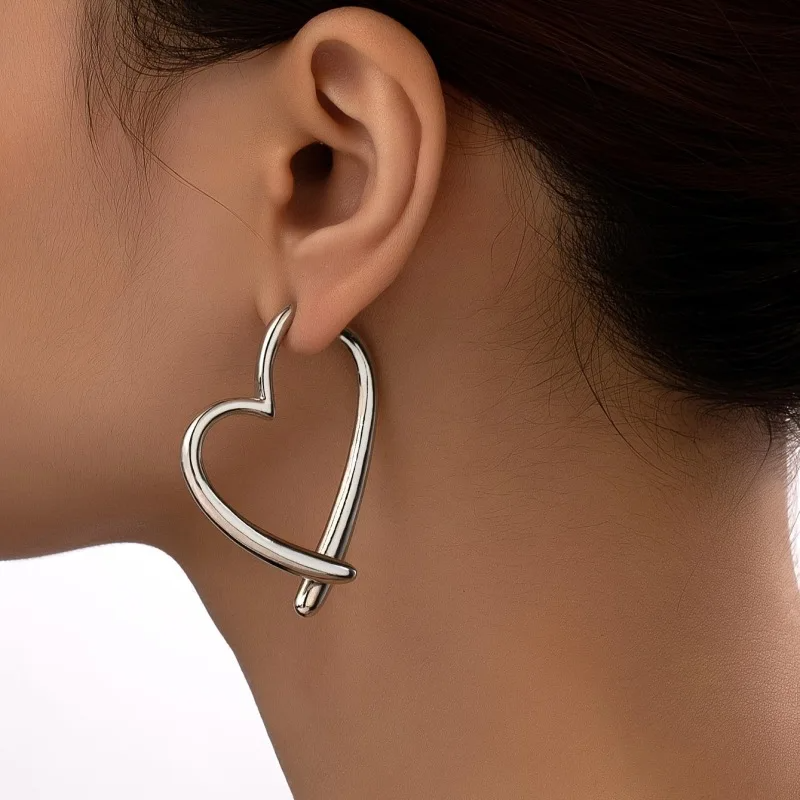 Hart Oorbellen Dames | Statement Hoops | Luxe Design