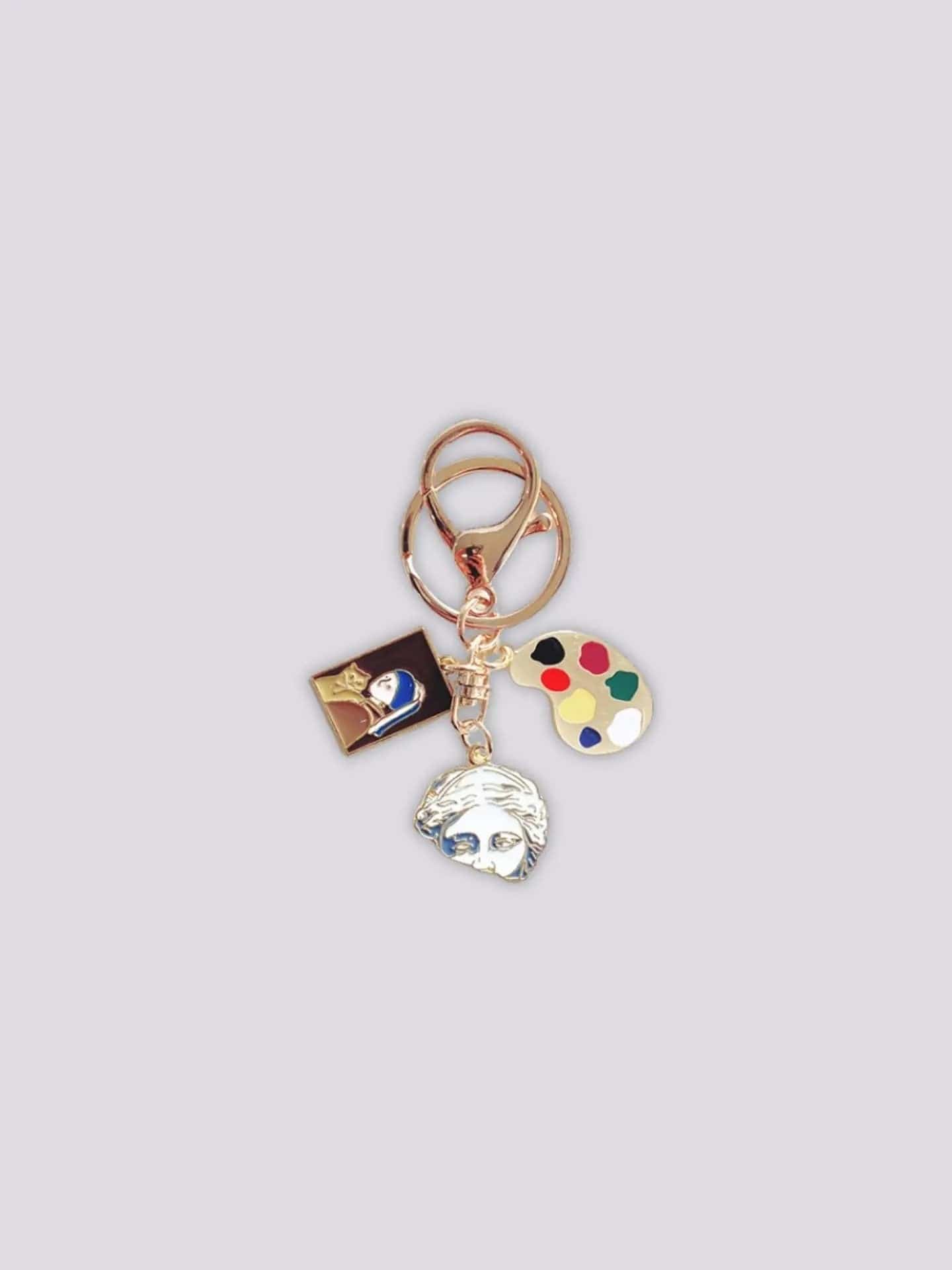 Artsy Bag Charm – Luxe Kunst Tashanger Dames