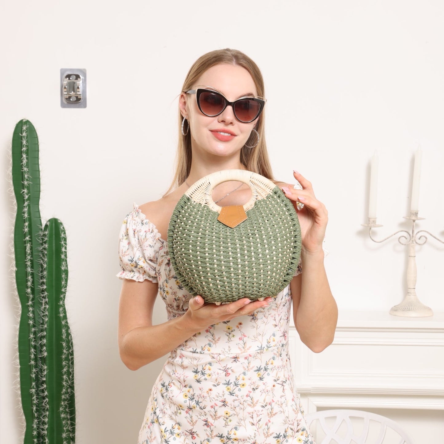 Handgeweven Schelptas – Luxe Strandtas Voor Dames