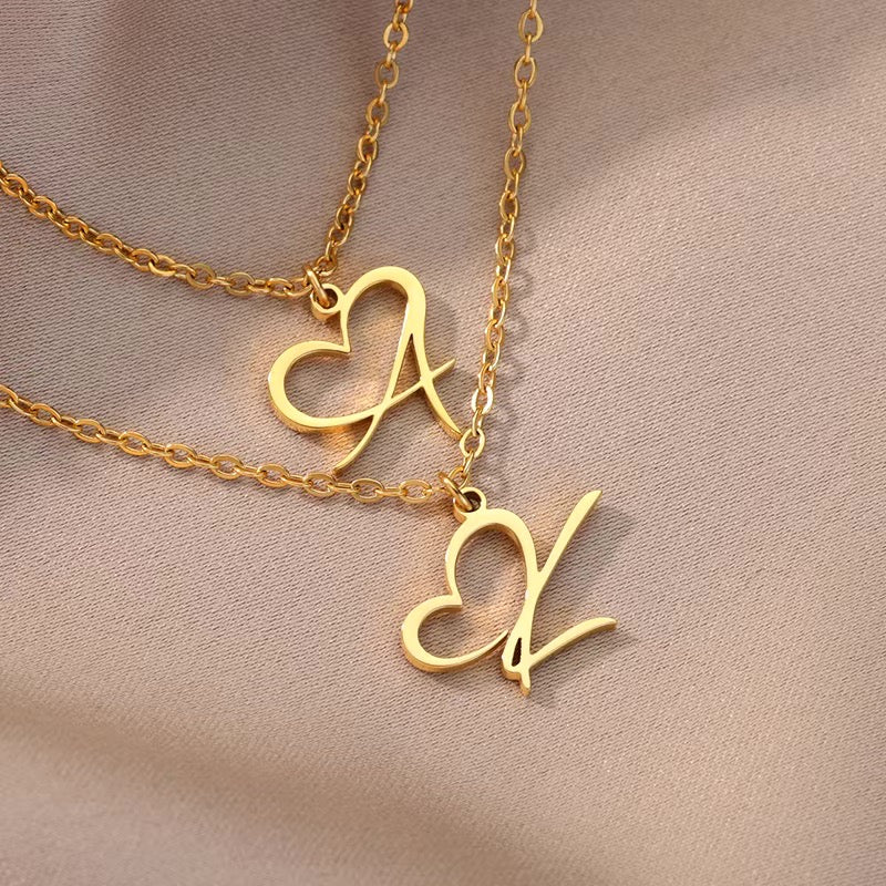 Ketting | Letter Ketting | Hart Design | Minimalistisch