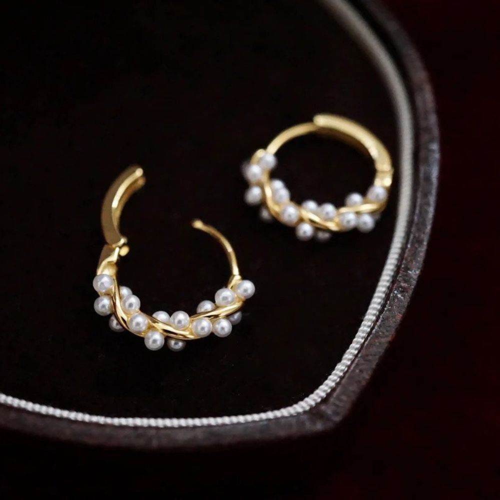 Twisted Pearl Oorbellen | Luxe & Stijlvol Design