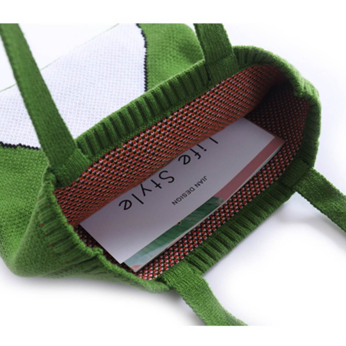 Tote Bag Dames | Uniek Gebreid Design | Ruim & Comfortabel
