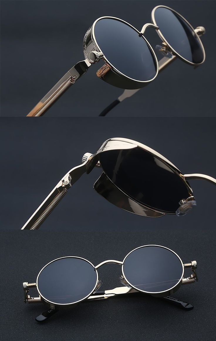 Zonnebril Unisex | Vintage Steampunk Stijl | Lichtgewicht & Duurzaam