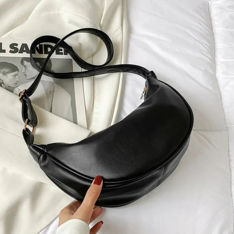 Trendy Crescent Schouder Tas – Stijlvolle en Ruime Dames Tas voor Elke Dag