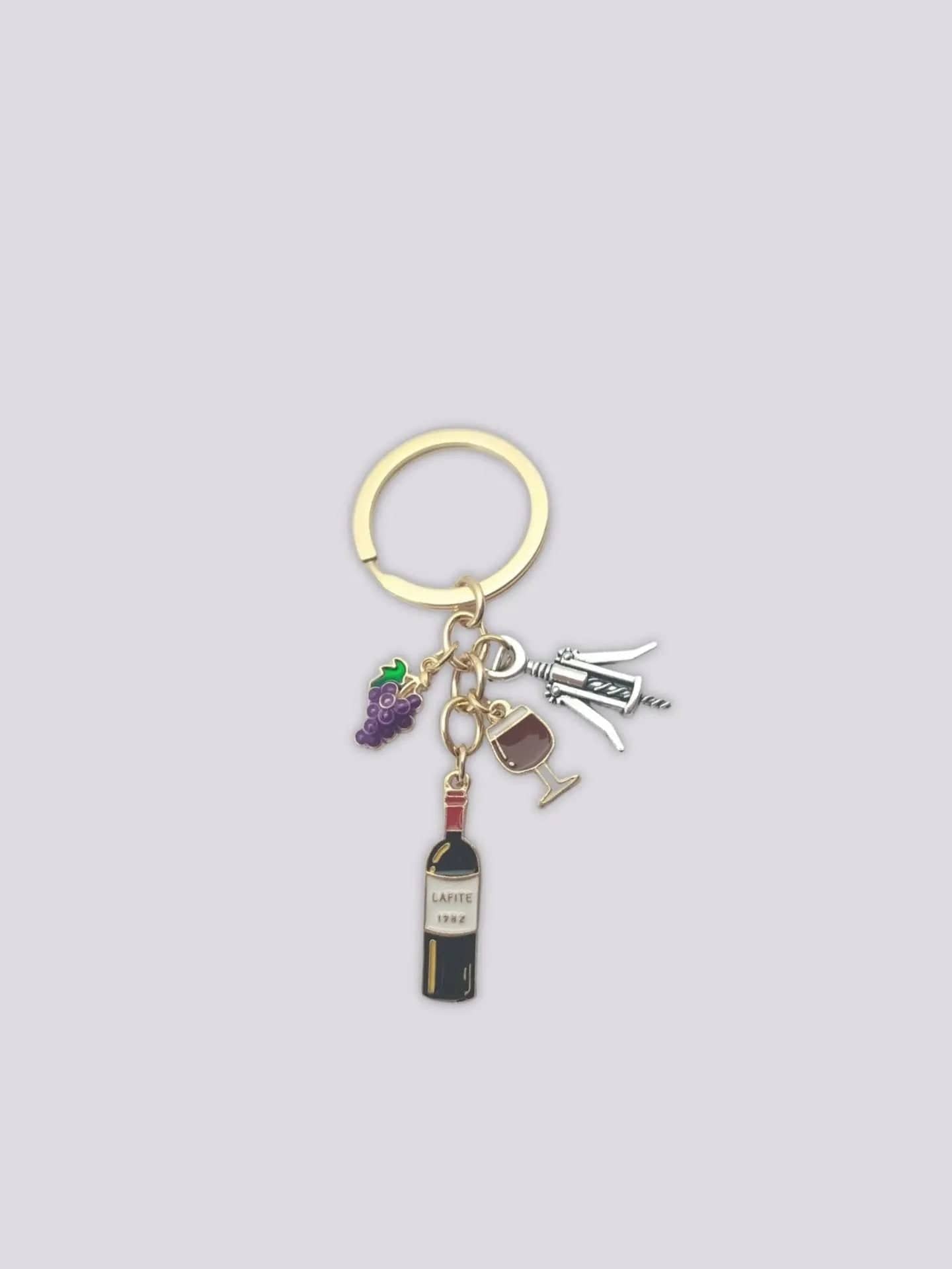 Wine Bag Charm – Luxe Wijn Tashanger Dames