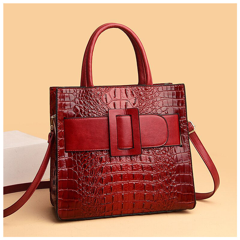 Designer Handtas in Croco Stijl – Chique en Praktisch voor Vrouwen