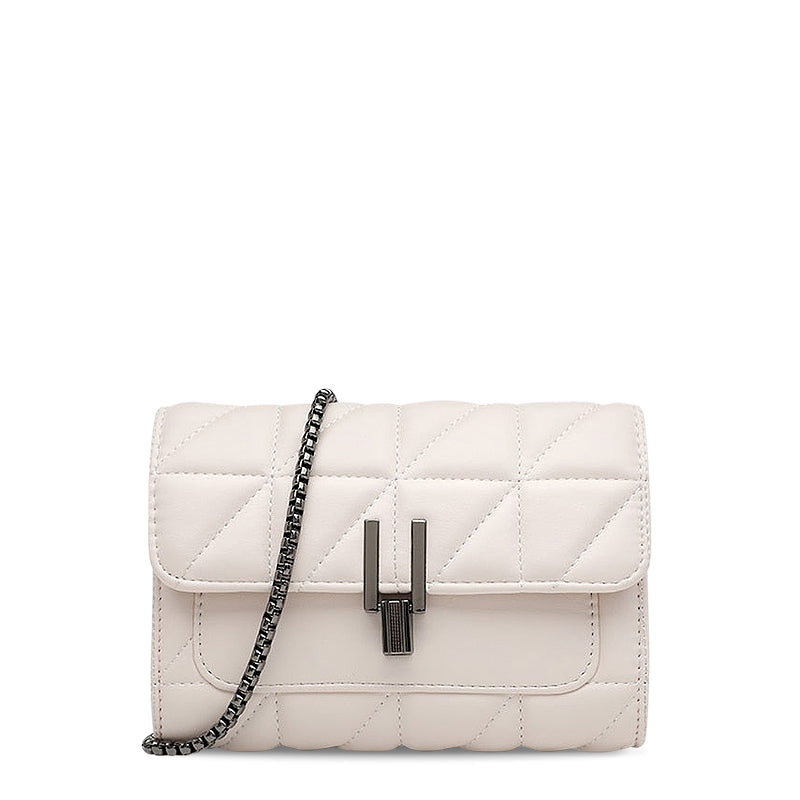 Midnight Luxe – Verfijnde Crossbody met Kettingdetail