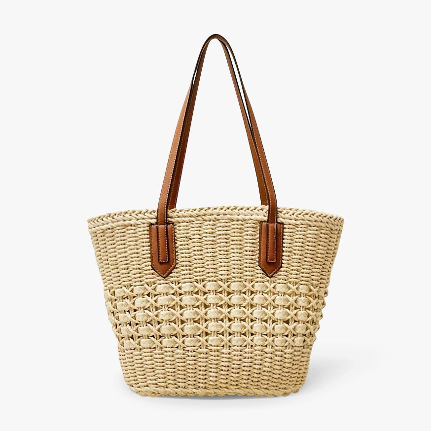 Dames Strandtas | Geweven Design | Lichtgewicht & Ruim