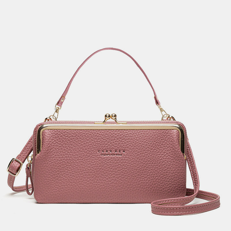 Trendy Crossbody Mobiele Tas – Ruim, Stijlvol en Veilig Sluitmechanisme