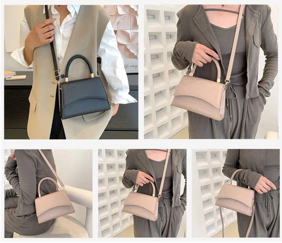 Schoudertas Dames | Croco Design | Elegant & Stijlvol