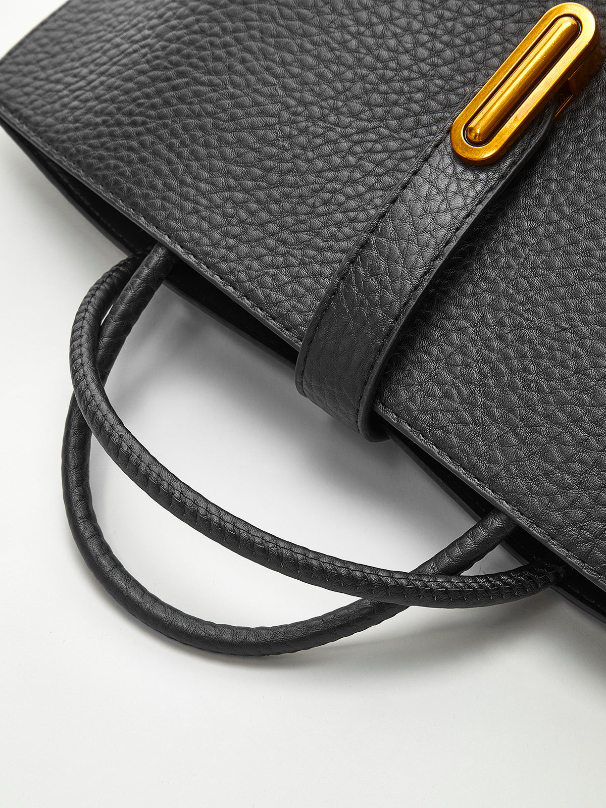 Handtas | Dames | Zwart | PU Leer | Gouden Details