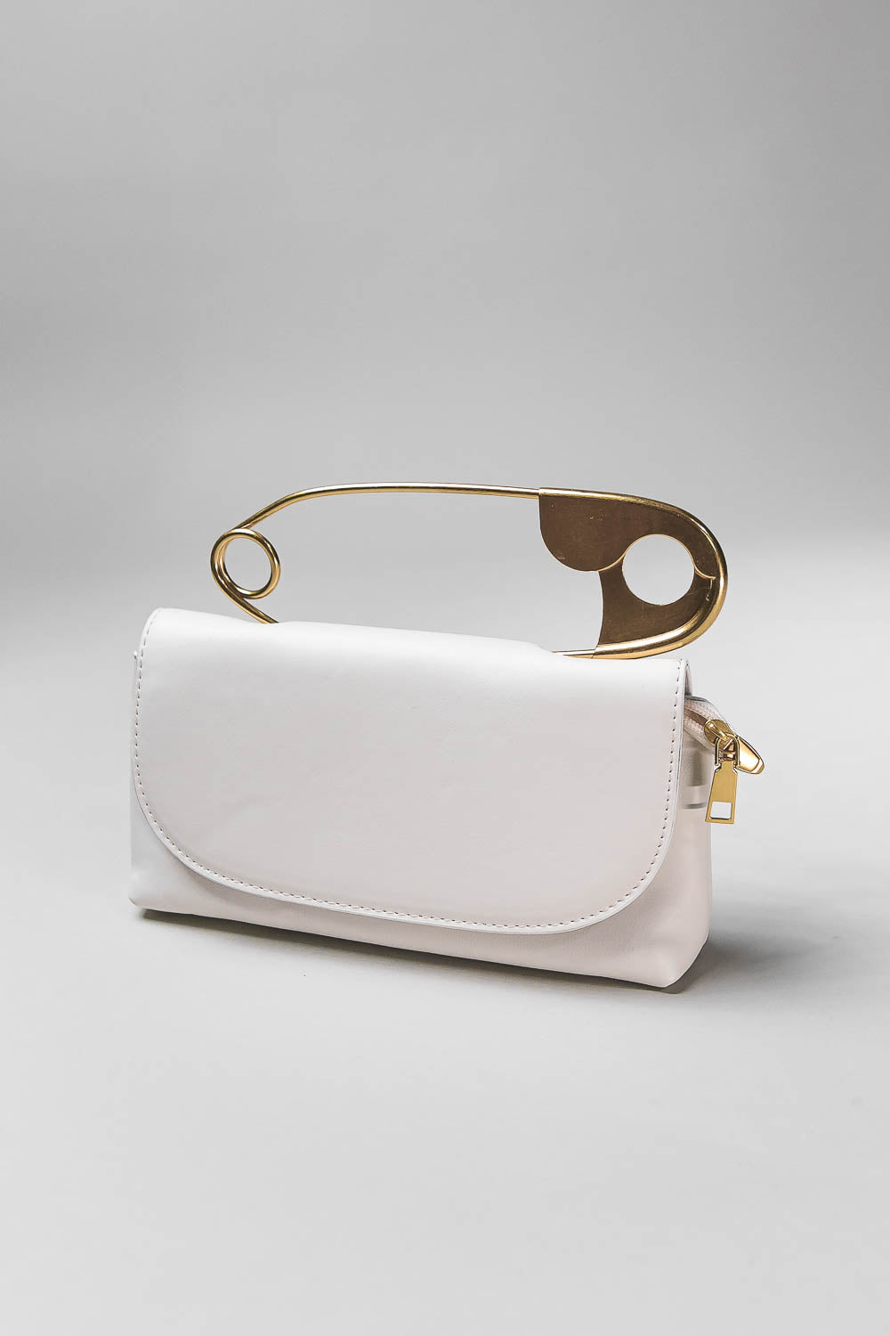 Pin tas met schouderriem - Wit