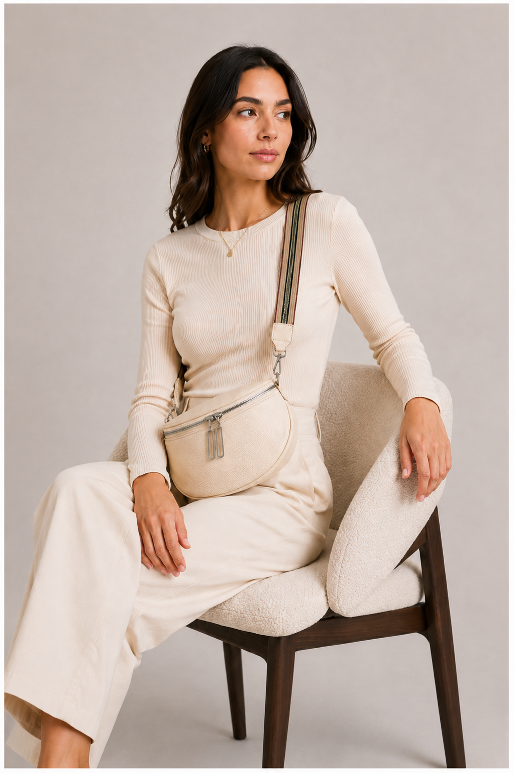 Crossbody Tas Dames | Vegan Leer | Verstelbare Band