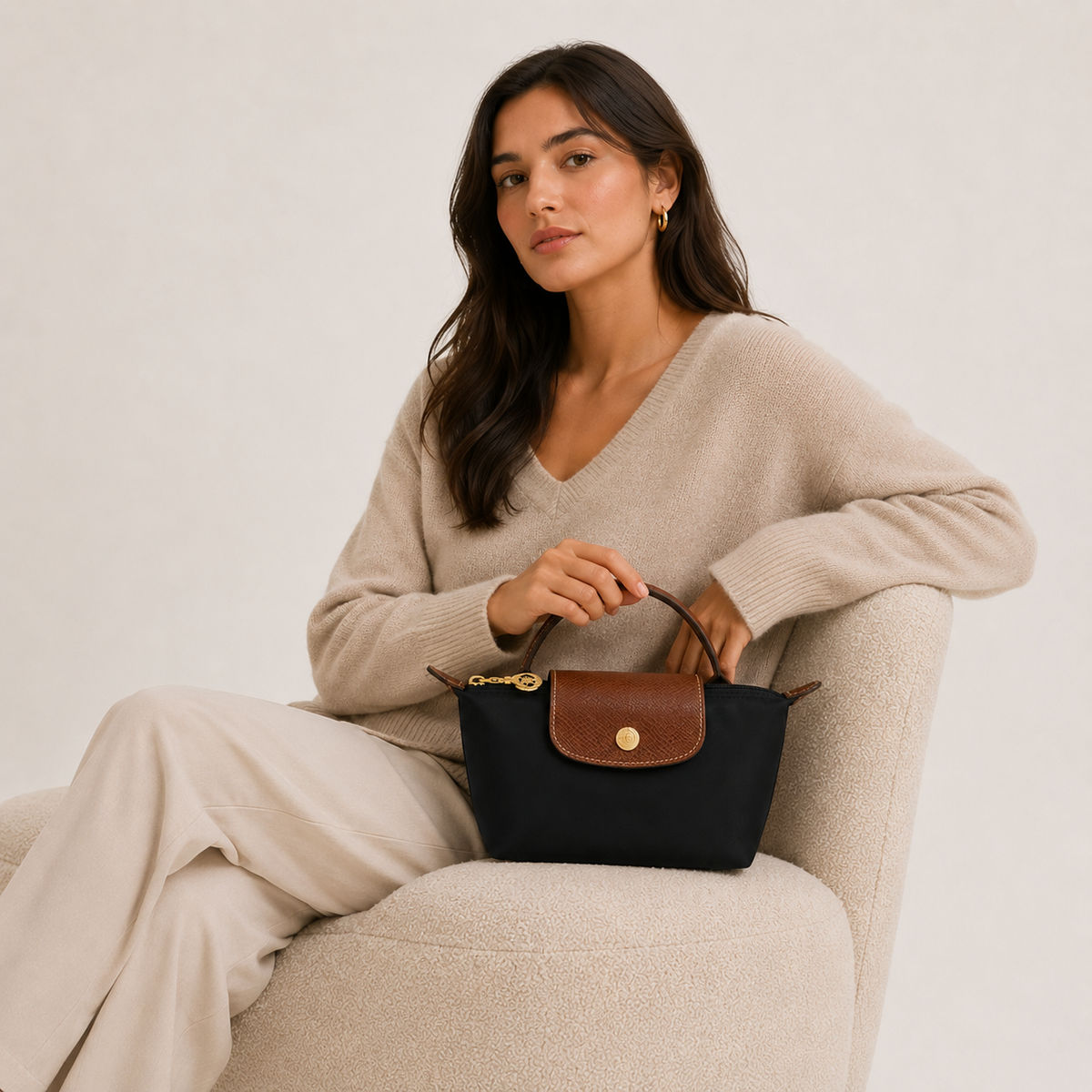 Kleine Handtas Dames | Draagriem | Gouden Details