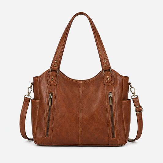 Schoudertas Dames | Ruime Kunstleren Handtas | Trendy Design