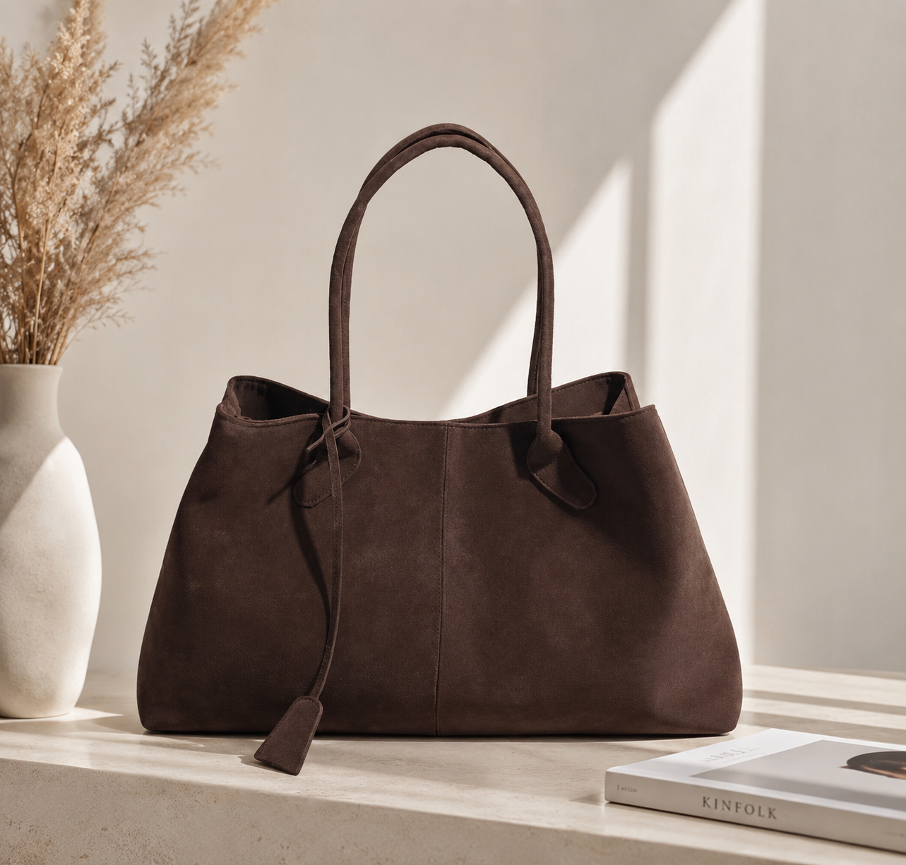 Luxe Dames Tote Bag - Ruime Vegan Leren Shopper