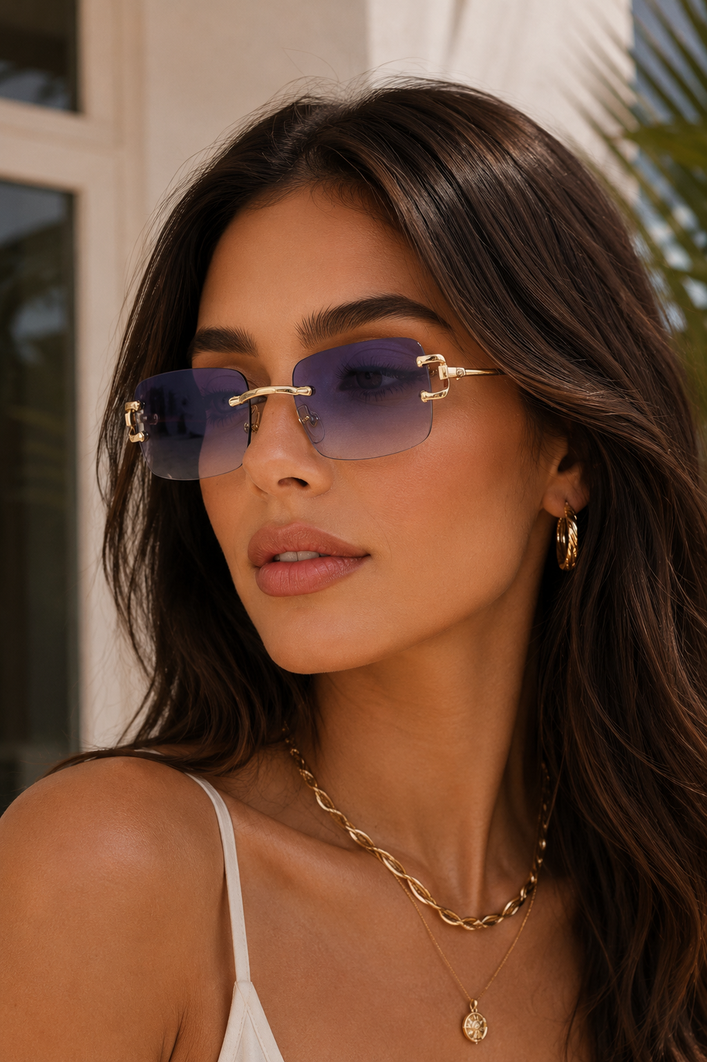 Luxe Zonnebril Dames | Retro Cat Eye | UV400 Bescherming