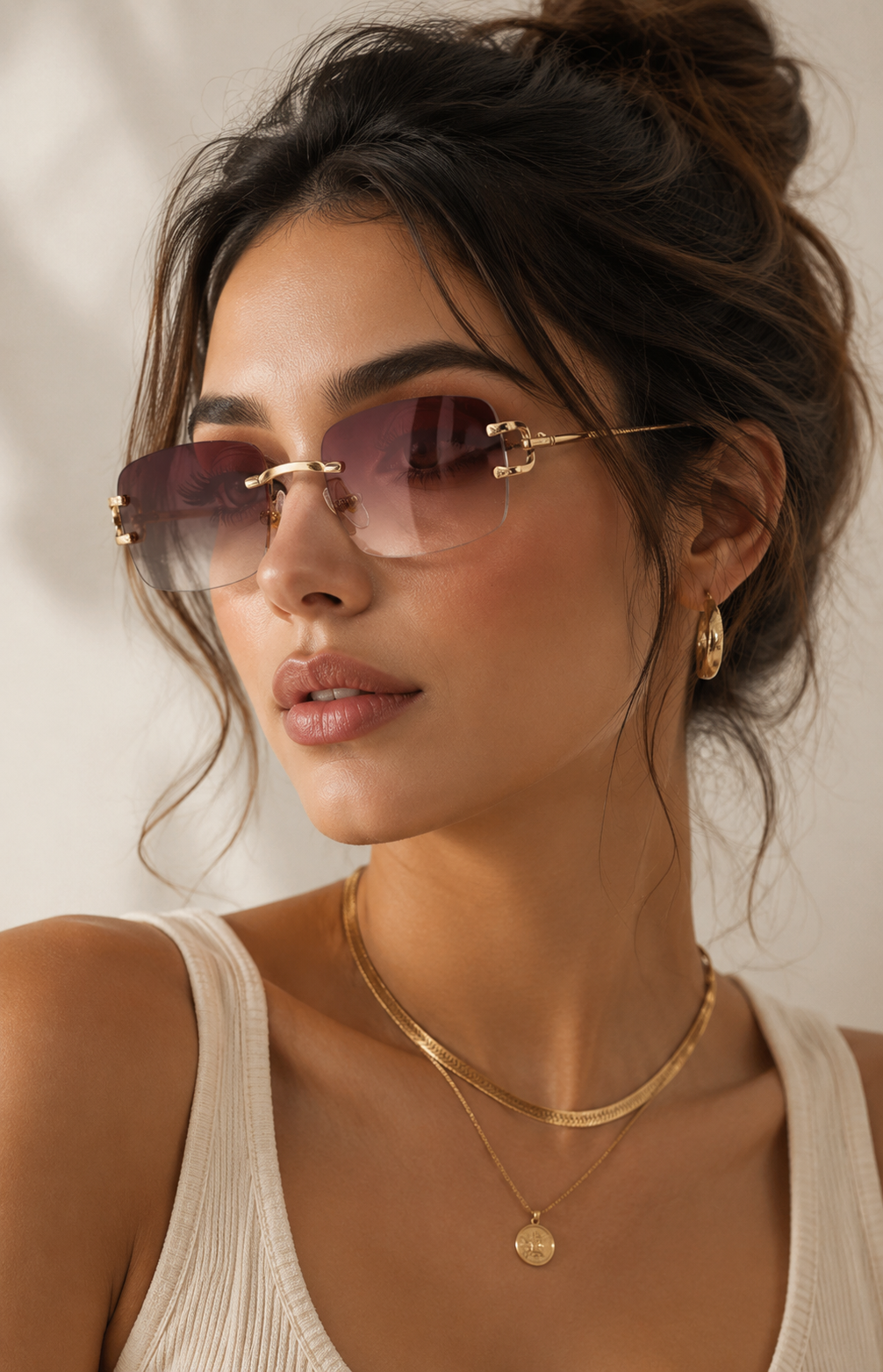 Luxe Zonnebril Dames | Retro Cat Eye | UV400 Bescherming
