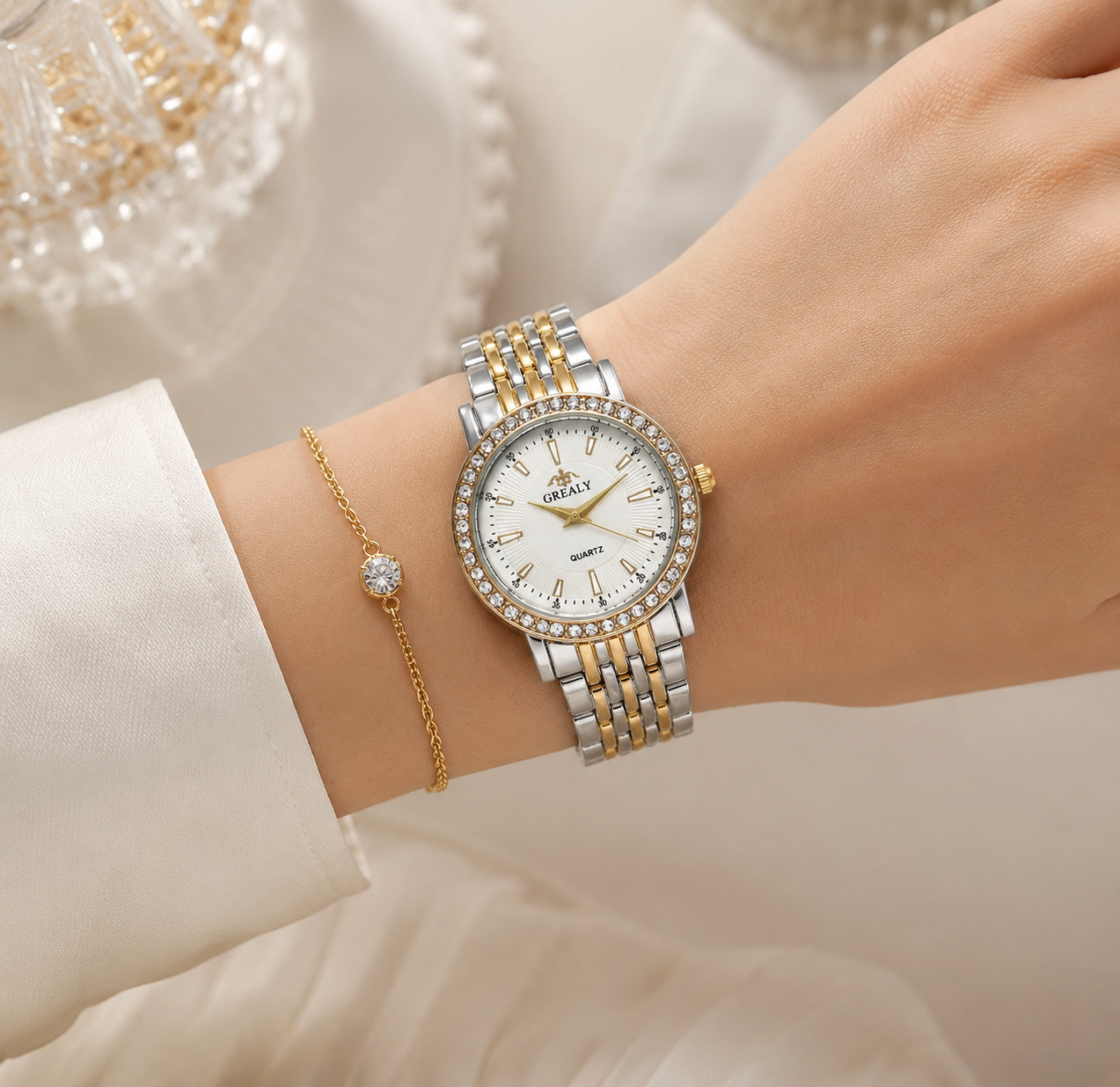 Premium Quartz Horloge | Dames Watch | Chique & Verfijnd