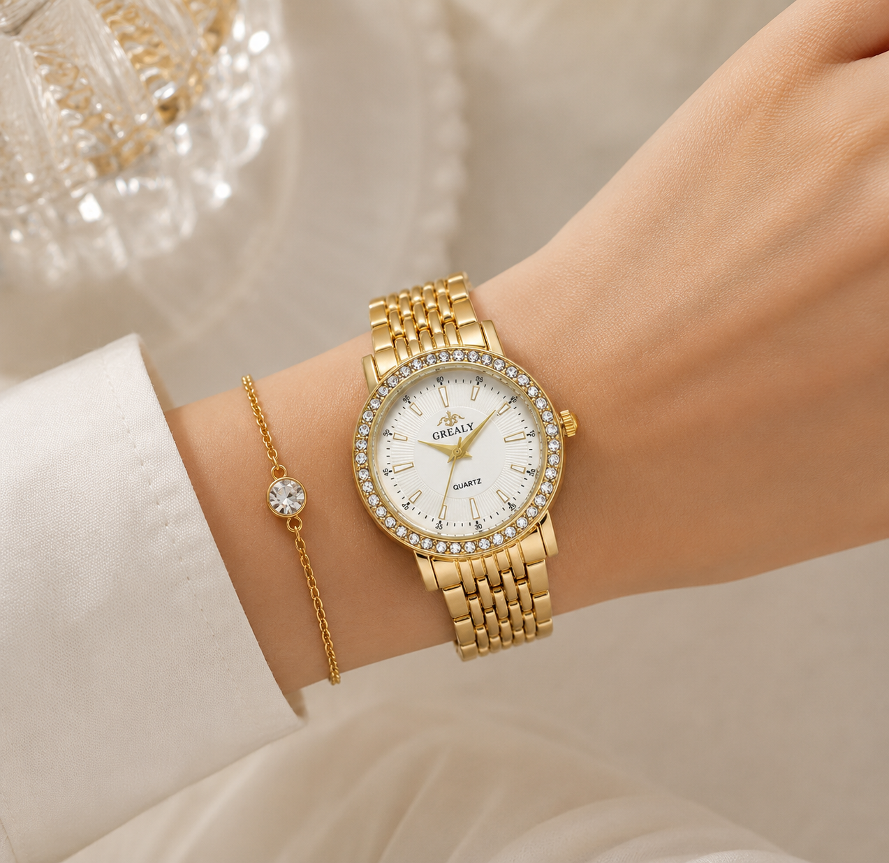 Premium Quartz Horloge | Dames Watch | Chique & Verfijnd