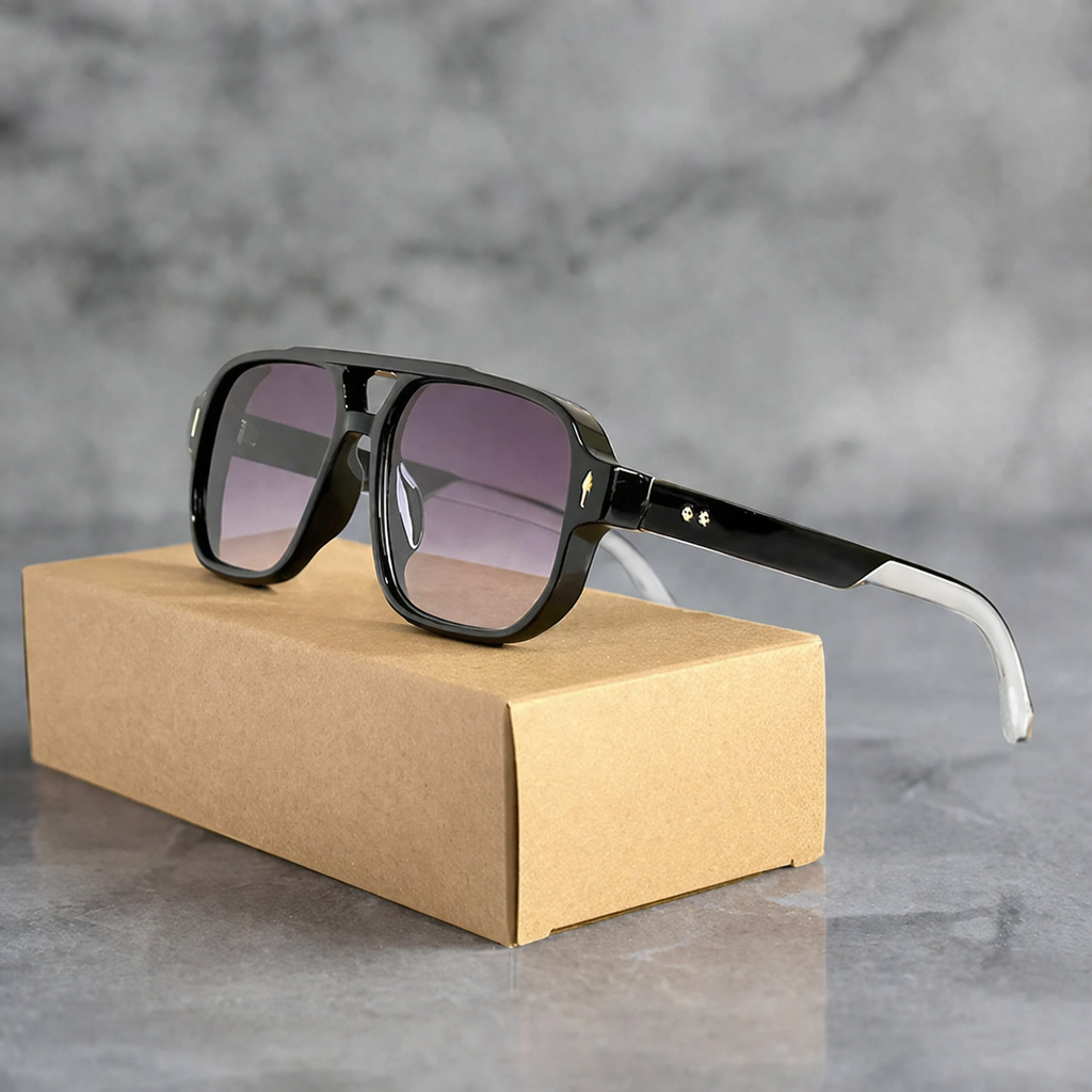 Moderne Zonnebril Heren | Groot Frame | Lichtgewicht & UV400