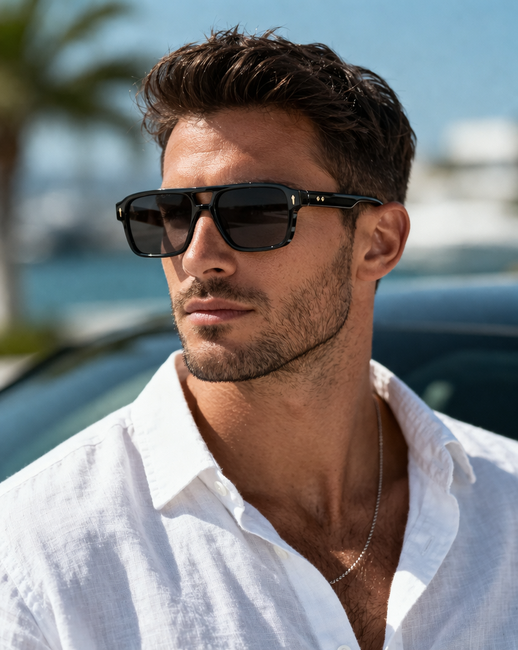Moderne Zonnebril Heren | Groot Frame | Lichtgewicht & UV400
