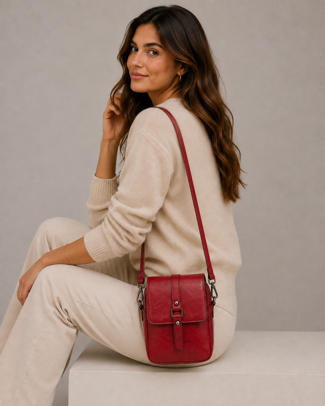 Trendy Crossbody Tas met Verstelbare Band – Veilig & Stijlvol Design