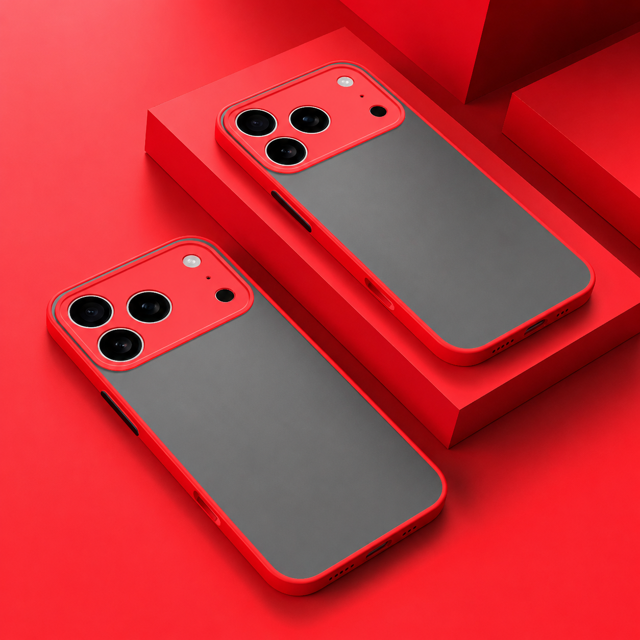 Shockproof Matte IPhone Hoesje  – Slank & Beschermend