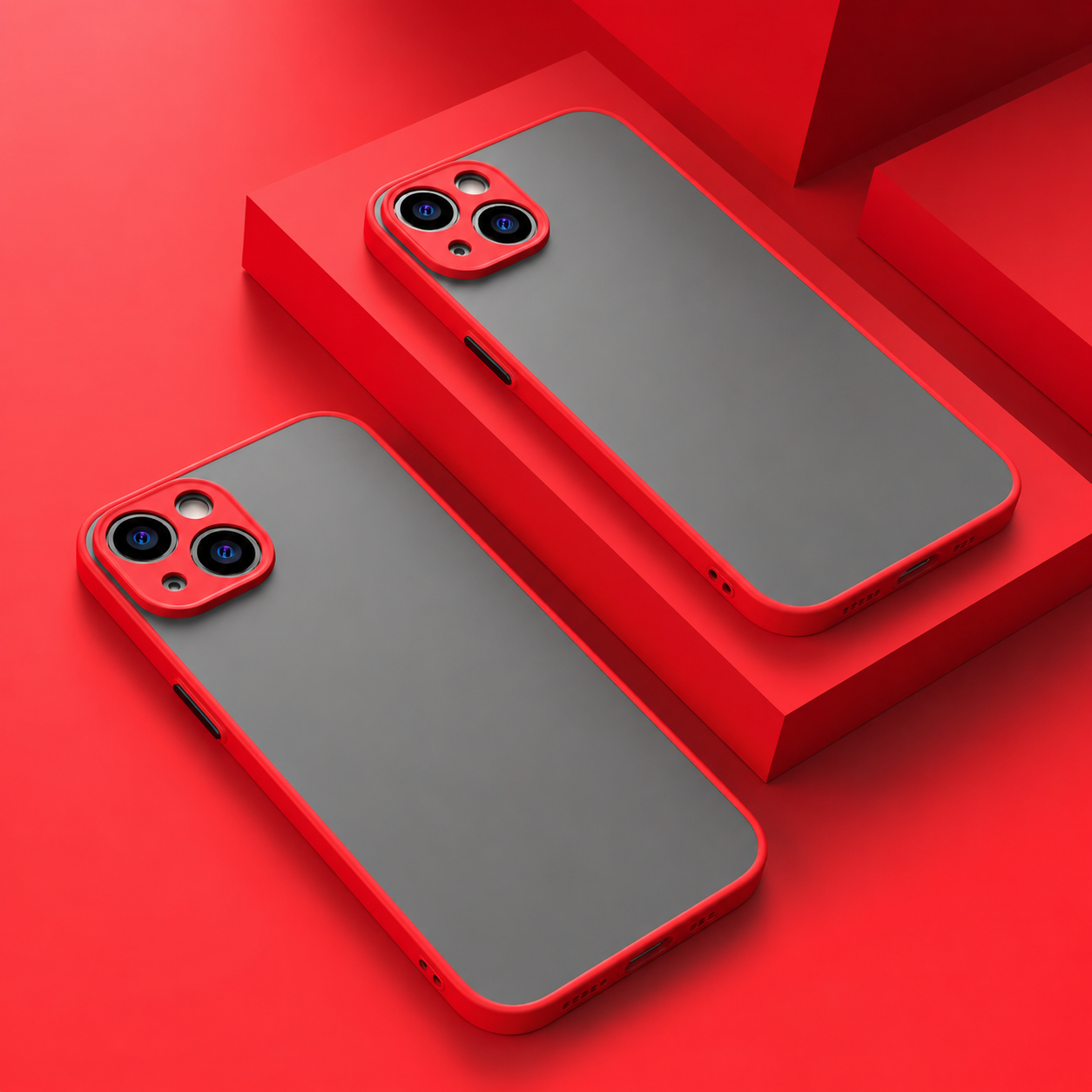 Shockproof Matte IPhone Hoesje  – Slank & Beschermend