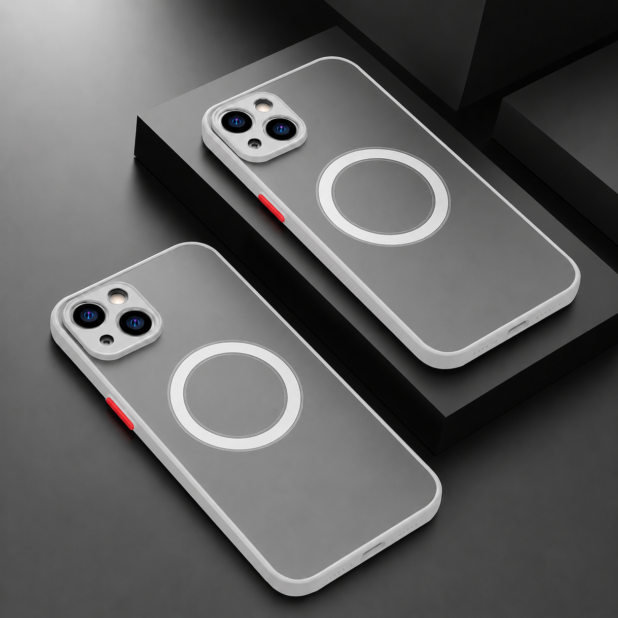 Shockproof Matte iPhone Hoesje  – Compatibel met MagSafe