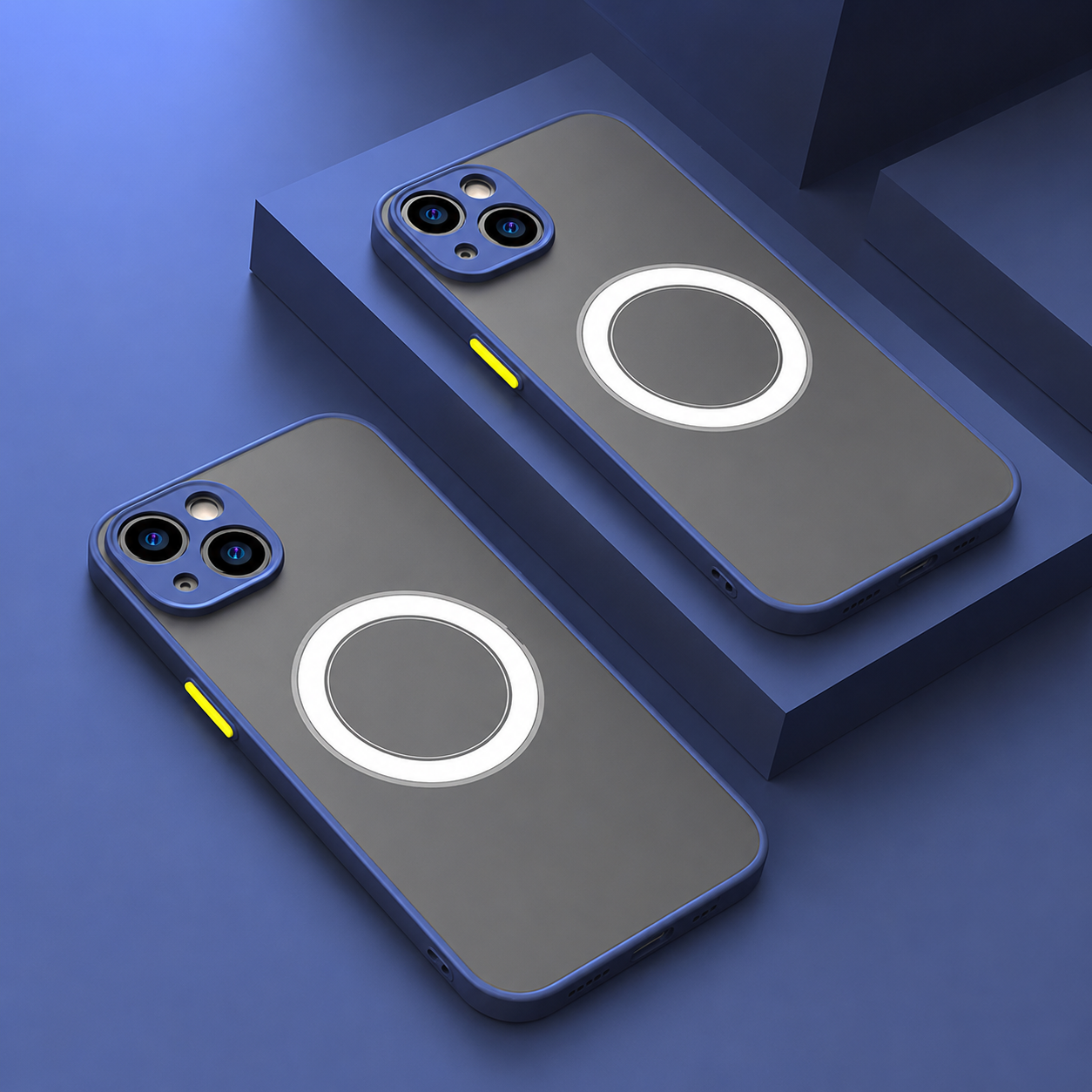 Shockproof Matte iPhone Hoesje  – Compatibel met MagSafe