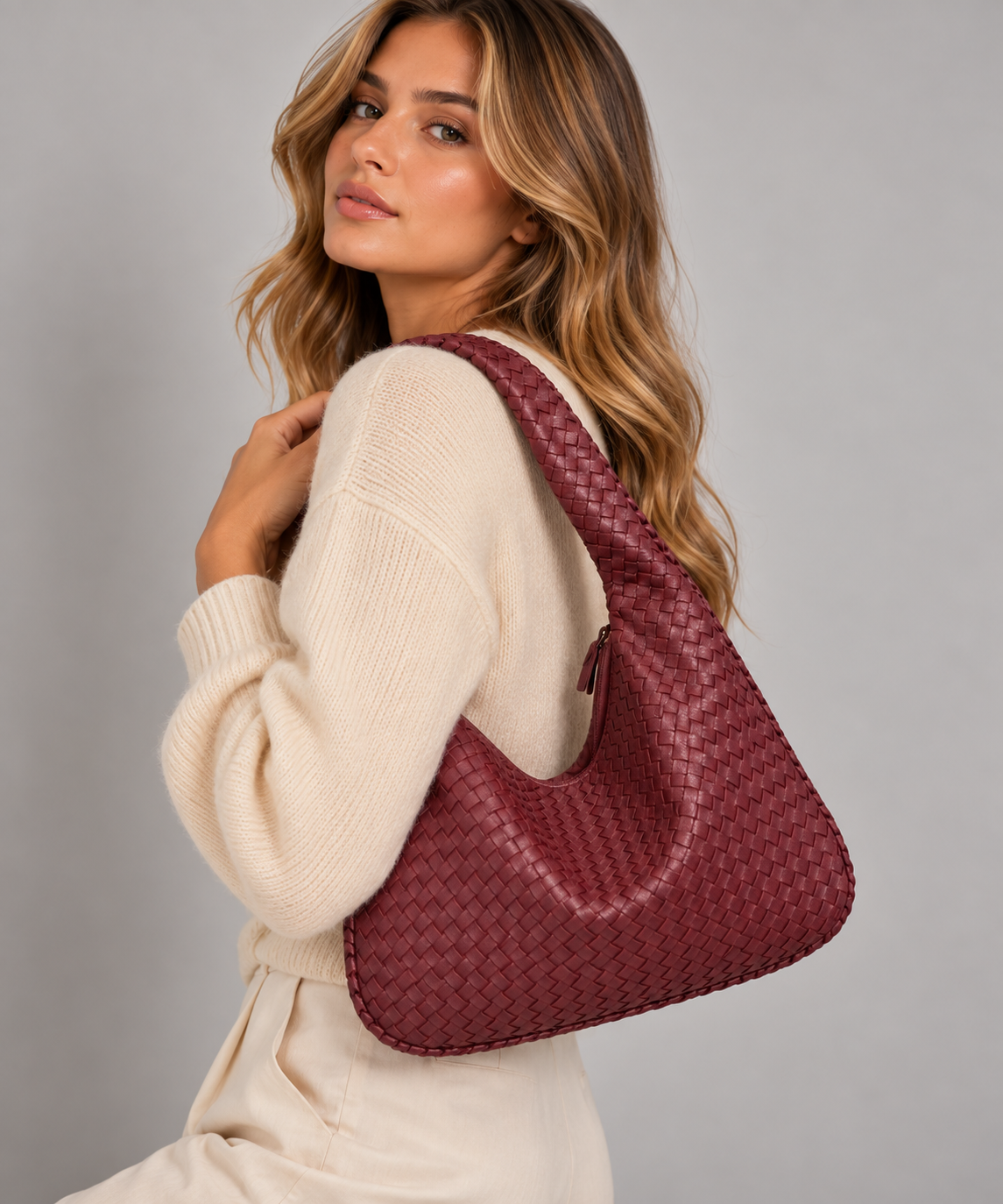 Trendy Gevlochten Schouder Tas – Must-Have Designer Look voor Elke Dag