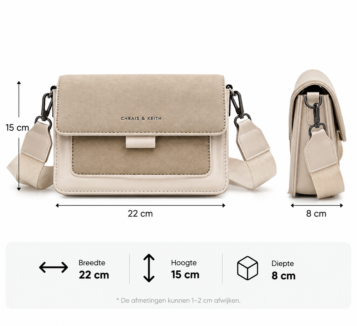 Stijlvolle Crossbody Tas Met Tijdloze Uitstraling